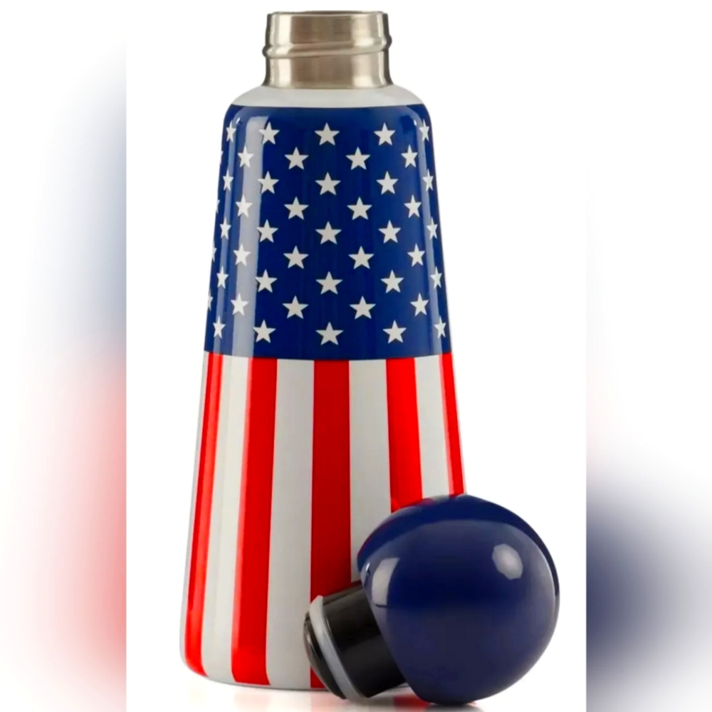 LUND London, American (USA) Flag Skittle Bottle, 17oz, Keeps Liquids @temp, NIB